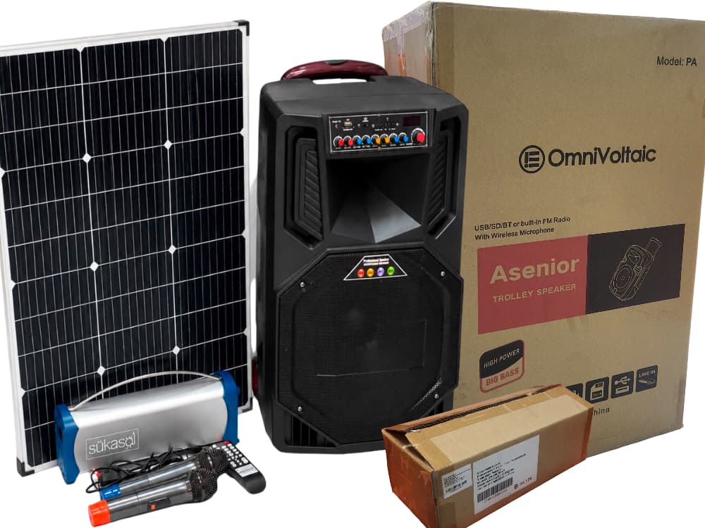 Solar speaker